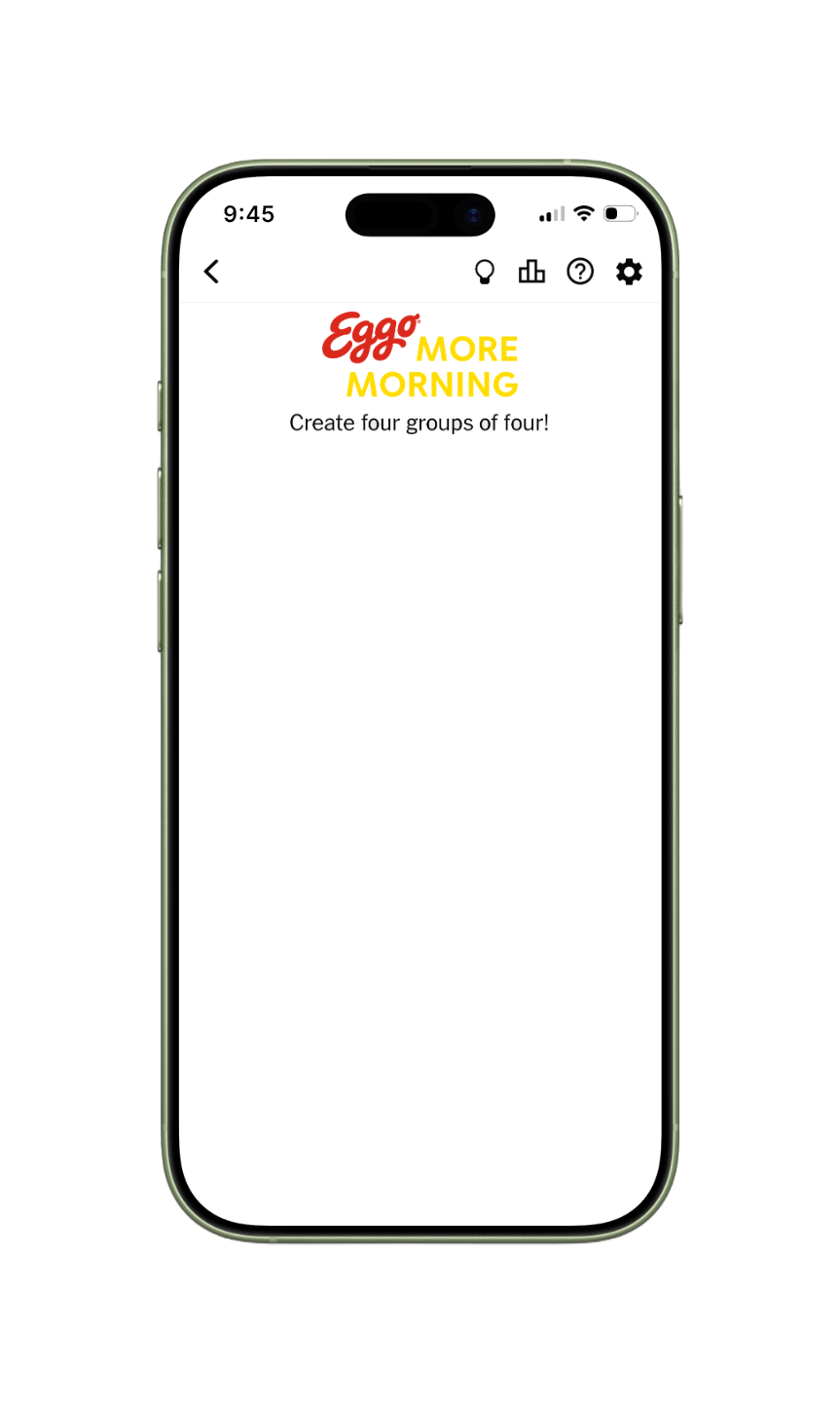Eggo More Morning bonus Connections game on the NYT Games app