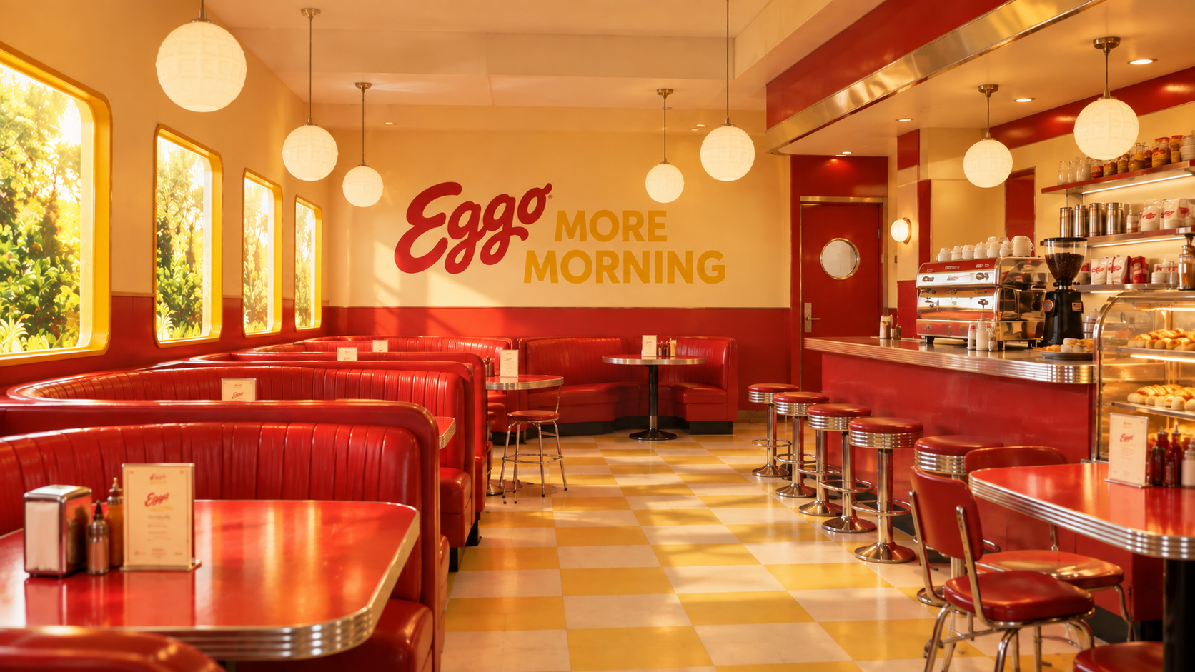 Eggoland cafe interior
