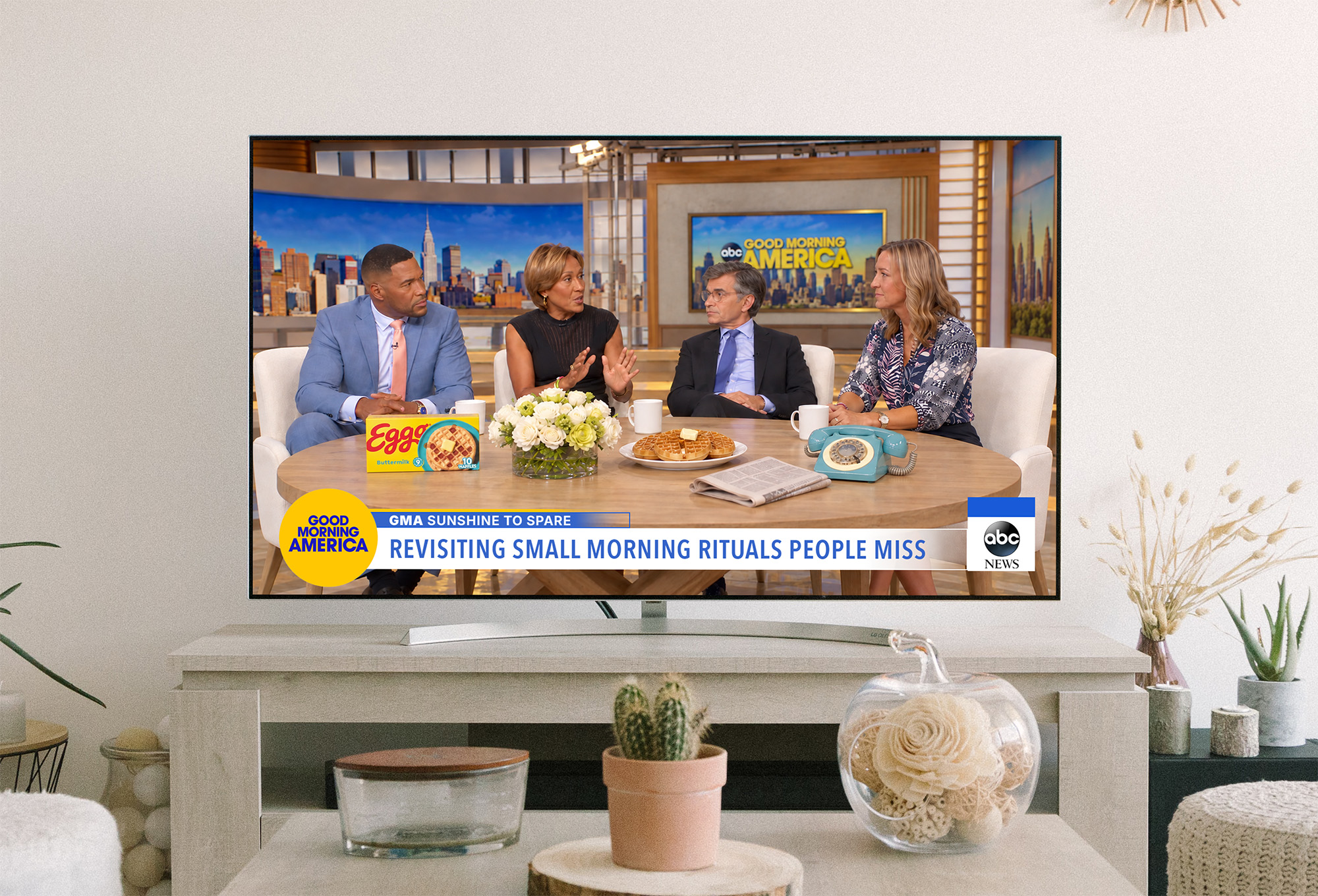 Good Morning America segment Sunshine to Spare, sponsored by Eggo.