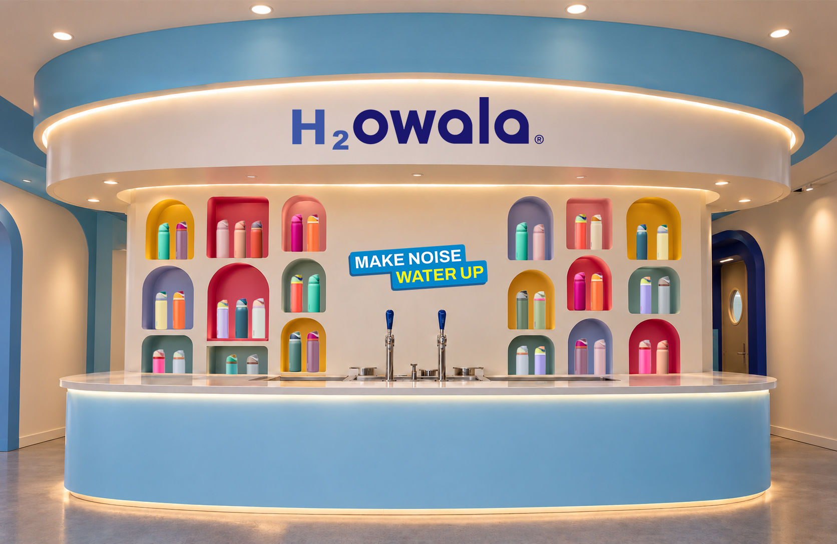 H2owala hydration bar interior